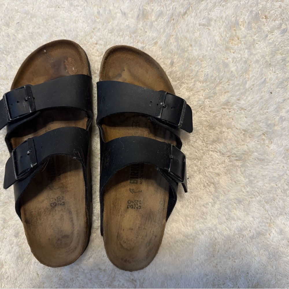 Birkenstock Women’s Arizona Black Two-Strap Sandals